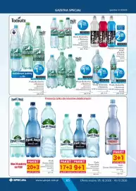 Specjał gazetka Strona 65: Woda Żywiec Zdrój niegazowana delikatnie musująca gazowana €0,01
