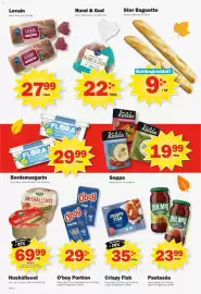 Pekås reklamblad vecka 42 Sida 2: Fazer Rund & God €22,00, Kelda skärgårdssoppa €19,99