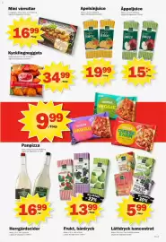 Pekås reklamblad vecka 42 Sida 5: Lantgården mini vårrullar €1.699,00, Kiviks apelsin juice €19,99