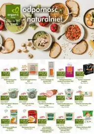 Organic Farma Zdrowia gazetka Strona 1: Bezmięsne kiełbaski wiejskie €19,79, Pstrąg łososowy wędzony na zimno BIO €22,49