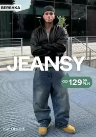 Bershka gazetka tydzień 41 Strona 1: Jeansy Bershka €129,00