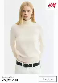 H&M gazetka tydzień 41 Strona 10: Sweter z golfem H & M €69,99