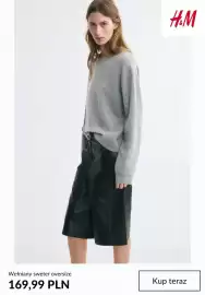 H&M gazetka tydzień 41 Strona 3: Wełniany sweter oversize H & M €169,99