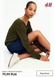 H&M gazetka tydzień 41 Strona 6: Sweter z odkrytymi ramionami H & M €79,99