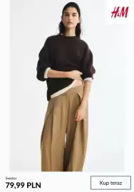 H&M gazetka tydzień 41 Strona 8: Sweter H & M €79,99