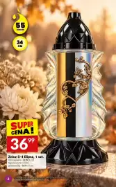 Twój Market gazetka tydzień 41 Strona 2: 55 GODZIN 34 CM SUPER CENA! 3699 Znicz S-4 Elipsa, 1 szt. Cena regularna - 36,99