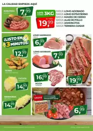 Folleto Quality Supermercados Página 2: Patata rellena €14,99, Diamir - tomate frito €6,99