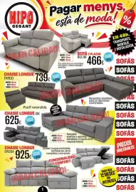 Catálogo Hipo Gegant Página 1: Sofá 2 plazas blusim €466,00, Fa - chaise longue rgo €739,00