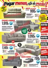 Catálogo Hipo Gegant Página 2: Sofá cama €799,00, Chaise longue €1.919,00