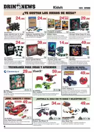 Catálogo DRIM Página 13: Bad judament €24,99, Dino combate €59,99