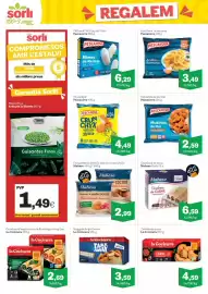 Catálogo Sorli Página 14: Pescanova crunchyx merluza con rebozado xtremo €4,49, Maheso canelones de carne con bechamel €6,59