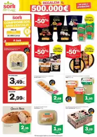 Catálogo Sorli Página 16: Delituss hummus tradicional €1,29, Sorli crema de verdures, carbassa o carbassó €1,95