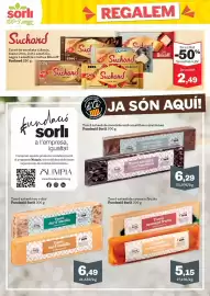 Catálogo Sorli Página 30: Torrons Vicens torró massapà fruita €5,15
