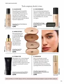 Catálogo Oriflame Página 113: Giordani Gold Liquid Silk Foundation €22,99, Giordani Gold Crema Correctora del Color €22,99