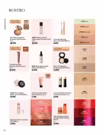 Catálogo Oriflame Página 114: OnColour Perfeccionador Peach €7,79, Giordani Gold Essenza Tinte Bronceador €25,99