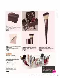 Catálogo Oriflame Página 125: Brocha Retráctil Velvet Finish €8,49, Oriflame Organizador Spirit Bright €18,99