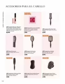 Catálogo Oriflame Página 146: Cepillo Soft Cushion €4,99, Cepillo Power Paddle €8,99