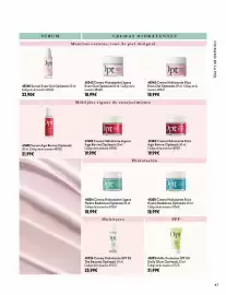 Catálogo Oriflame Página 41: Opt serum even out optimal €22,90, Opt Even Out Optimals €18,99