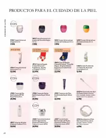 Catálogo Oriflame Página 42: Icon crema de noche reafirmante royal velvet €29,99