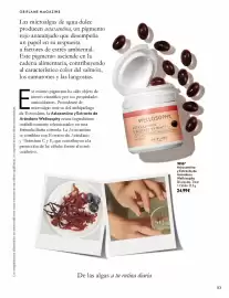 Catálogo Oriflame Página 53: Wellosofhy Astaxantina y Extracto de Arándano €24,99