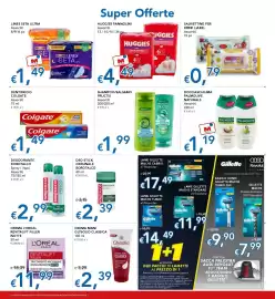 Volantino Migross Supermercati e Market Pagina 14: Garnier Fructis Shampoo/Balsamo €1,99, Deodorante Borotalco €2,99