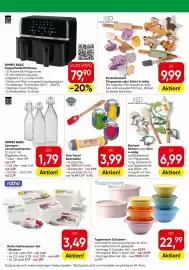 Eurospar Flugblatt Seite 4: Tupperware Schüsseln €22,99, Kinderbackset Dinosaurier oder Safari 6-teilig €9,99