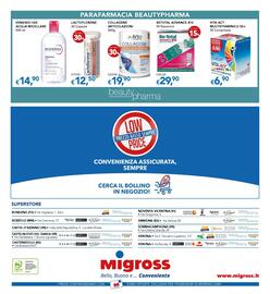 Volantino Migross Superstore Pagina 20: Be-Total Advance B12 €29,90, Bioderma Sensibio H2O acqua micellare €14,90