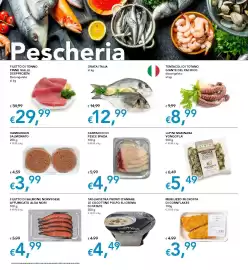 Volantino Migross Superstore Pagina 4: Hamburger salmonato €3,99, Filetto di salmone norvegese affumicato alga nori €4,99
