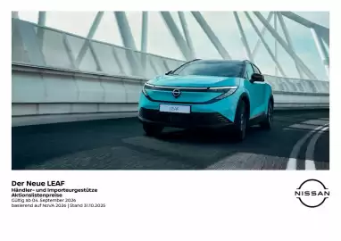 Nissan Flugblatt | Leaf Seite 1