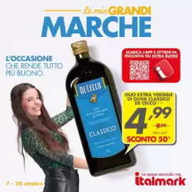 Volantino Italmark Pagina 1: Olio extra vergine di oliva classico De Cecco €4,99