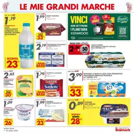 Volantino Italmark Pagina 11: Kinder Paradiso €1,99, Formaggio a fette original Leerdammer €2,65