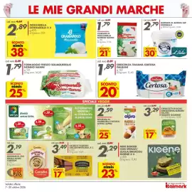 Volantino Italmark Pagina 13: Beverage of toasted almond/ oat Alpro €2,59, Ciliegine di mozzarella Nonno Nanni €1,79
