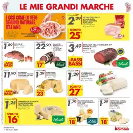 Volantino Italmark Pagina 16: Formaggio Leerdammer Banco Taglio €1,29