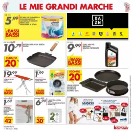 Volantino Italmark Pagina 19: Collant 20 Denari Nero/Daino/Melon Ciao Golden Lady €1,69, T-shirt girocollo uomo pompea €6,99