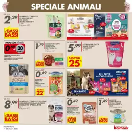 Volantino Italmark Pagina 20: Alimento per cani mini-small carne/pesce one purina €1,79
