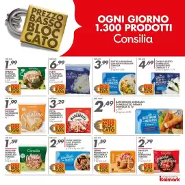 Volantino Italmark Pagina 29: Filetto di branzino Consilia €3,99, Pizza surgelata margherita Consilia €3,29