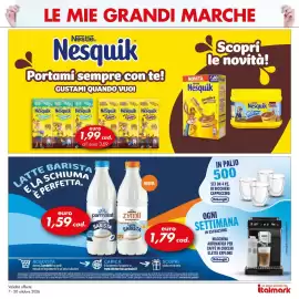 Volantino Italmark Pagina 38: Latte Barista Parmalat €1,59, Nesquik Senza lattosio €1,99