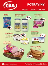 CBA leták | Potraviny Strana 1: Ring smetanový €29,90, Amálka šunka €22,90