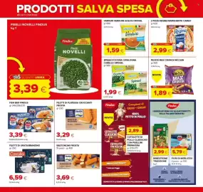 Volantino Oasi Pagina 10: Verduri Verdure Scelte Orogel €1,59, Filetti di platessa croccanti Frosta €3,29