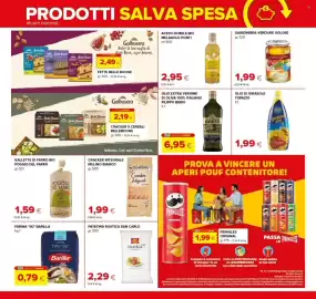 Volantino Oasi Pagina 12: Cracker Integrali Mulino Bianco €1,99, Olio extra vergine di oliva Filippo Berio €6,95
