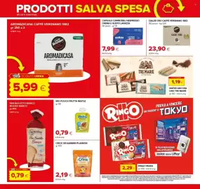 Volantino Oasi Pagina 14: Aromadicasa Caffè Vergnano 1882 €5,99, Capsule compatibili Nespresso Crema e Gusto Lavazza €7,99
