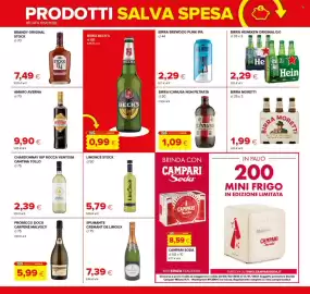 Volantino Oasi Pagina 15: Limoncè Stock €5,79, Birra Ichnusa non filtrata €1,09