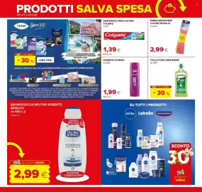 Volantino Oasi Pagina 19: Dentifricio triple action Colgate €1,39, Shampoo Sunsilk €1,99