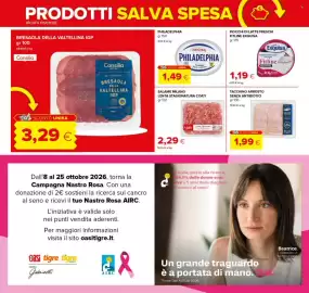 Volantino Oasi Pagina 9: Salame milano Coati €2,29, Bresaola della Valtellina IGP Consilia €3,29