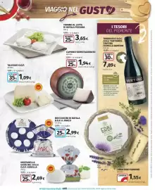 Volantino Ipercoop Pagina 3: Timorasso D.O.C. Collì Tortonesi Cantina Fiorella Bertino €7,89, Taleggio D.O.P. €1,09