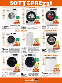 Volantino Ipercoop Pagina 5: Candy lavatrice carica dall'alto €299,00, Indesit lavatrice €319,00