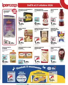 Volantino Ipercoop Pagina 10: Tagliatelle o pappardelle all'uovo filotea €1,69, Omogeneizzati di carne Plasmon €1,99