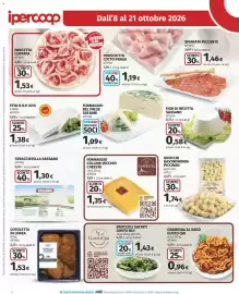 Volantino Ipercoop Pagina 16: Formaggio collina vecchio cheesta €1,35, Gramigna al ragù gusto qui €0,96
