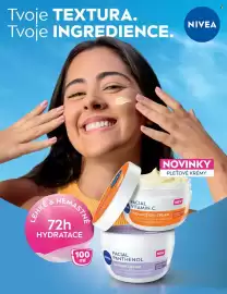 Rossmann leták Strana 2: Tvoje TEXTURA. Tvoje INGREDIENCE. NIVEA NOVINKY PLEŤOVÉ KRÉMY LEHKÉ & NEMASTNE 72h HYDRATACE 100 ml