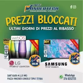 Volantino New Wondertech Pagina 10: LG TV LED 32" LQ631COZA €189,99